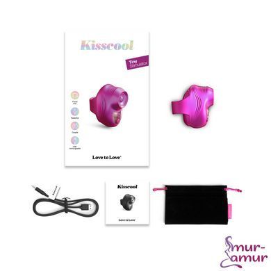 Вибратор на палец Love To Love KISSCOOL - IRIDESCENT BERRY