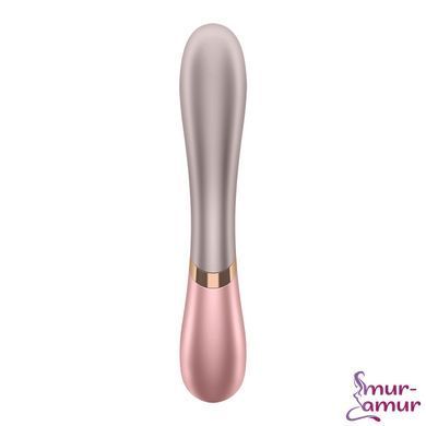 Смарт вібратор-кролик із підігрівом Satisfyer Hot Lover Pink фото і опис