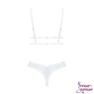 Эротический комплект Obsessive Heavenlly 2-pcs set XL/2XL, бюстгальтер и танга фото и описание