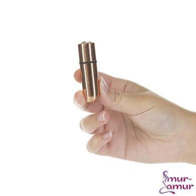 Вибропуля PowerBullet First-Class Bullet 2.5&Prime; with Key Chain Pouch, Rose Gold, 9 режимов вибрации