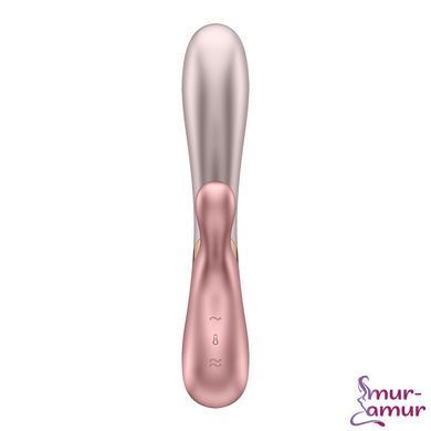 Смарт вібратор-кролик із підігрівом Satisfyer Hot Lover Pink фото і опис