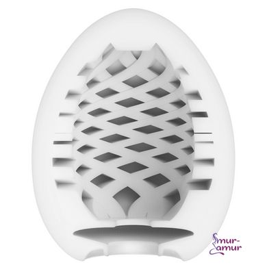 Мастурбатор-яйцо Tenga Egg Mesh с сетчатым рельефом фото и описание