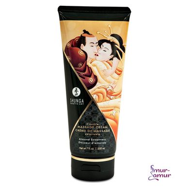 Съедобный массажный крем Shunga Kissable Massage Cream - Almond Sweetness (200 мл) фото і опис