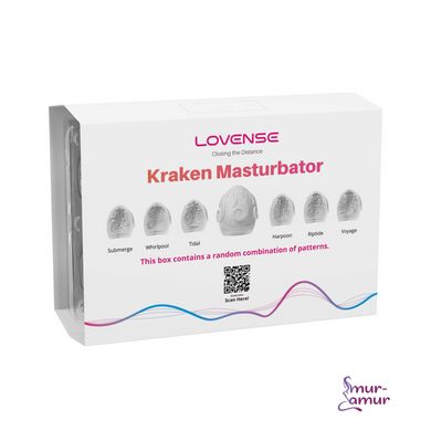 Набір мастурбаторів-яєць Lovense Kraken masturbator egg box, 6 штук, різна текстура фото і опис