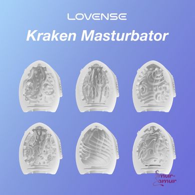 Набір мастурбаторів-яєць Lovense Kraken masturbator egg box, 6 штук, різна текстура фото і опис