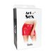 Сексуальная виниловая юбка Art of Sex - Stella, размер XS-M, цвет красный фото