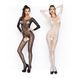 Бодістокінг Passion BS042 black, комбінезон, довгий рукав, закрите плече фото
